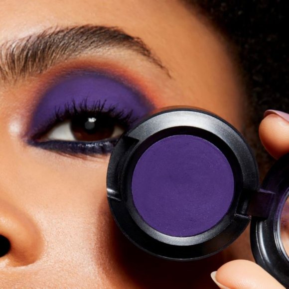 MAC POWER TO THE PURPLE eye shadow NIB Matte - Picture 5 of 7